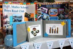 Ulla F. Muller Elementary highlighted its efforts to improve reading at Saturday's expo at Tutu Park Mall.